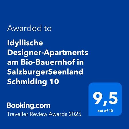 Idyllische Designer-Apartments Am Bio-Bauernhof In Salzburgerseenland Schmiding 10 Зекирхен-ам-Валлерзе Экстерьер фото